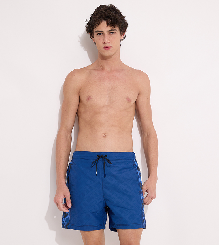 Monogram Printed Swim Shorts