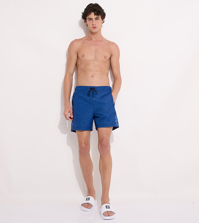 Monogram Printed Swim Shorts