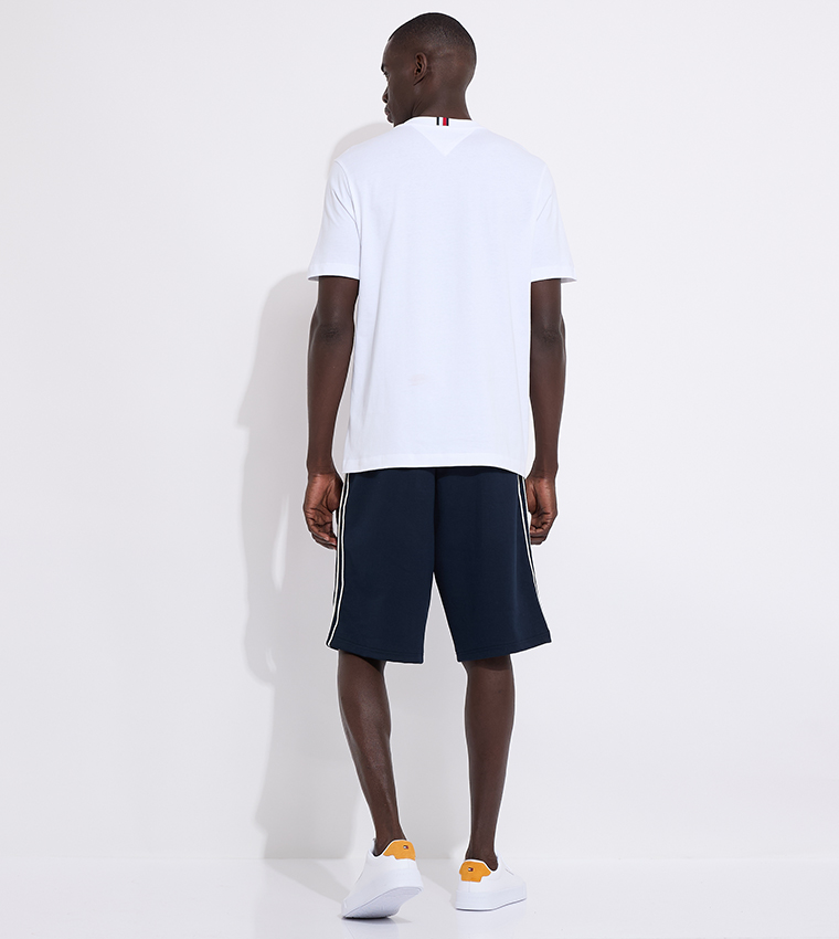 Monotype Print Short Sleeves T-Shirt