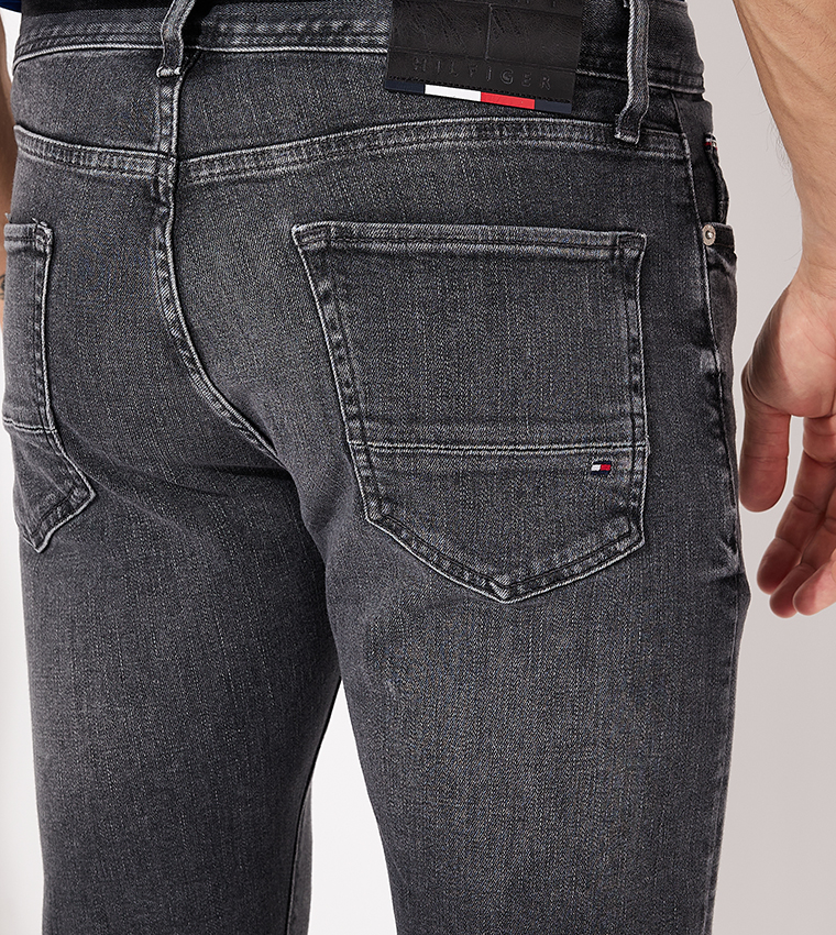 Faded Mid Rise Slim Fit Jeans