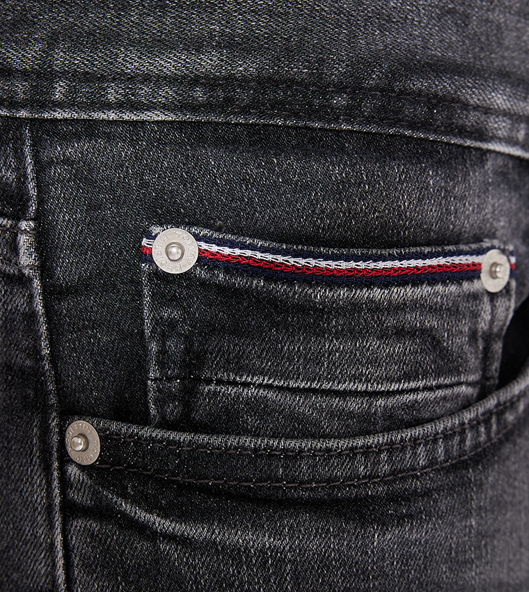 Faded Mid Rise Slim Fit Jeans