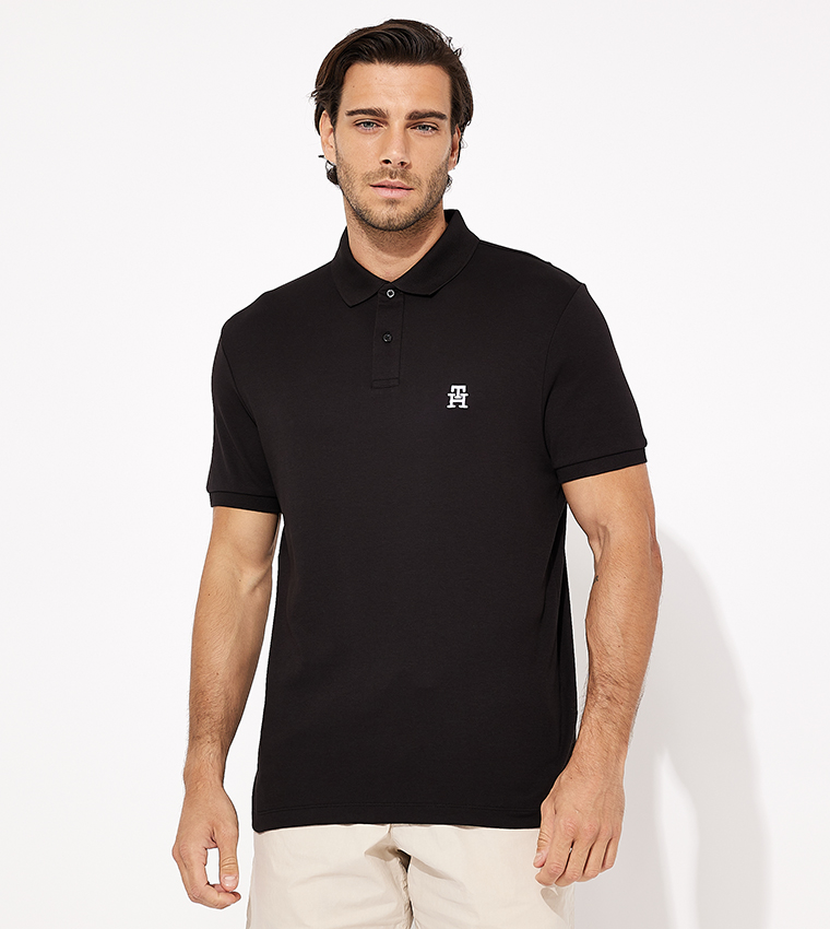 Logo Embroidered Short Sleeves Polo T-Shirt