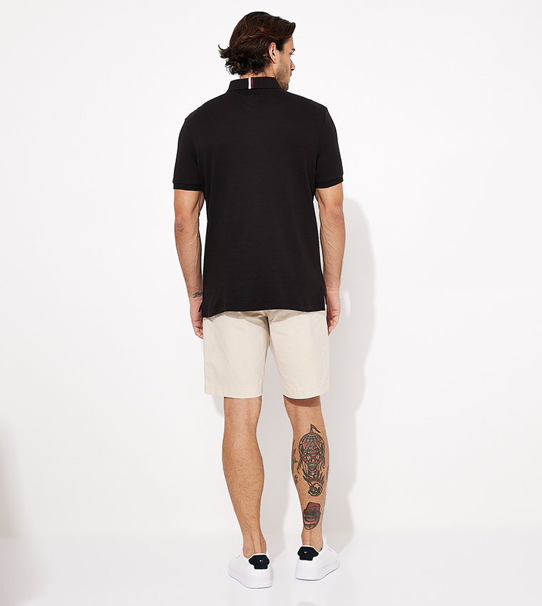 Logo Embroidered Short Sleeves Polo T-Shirt