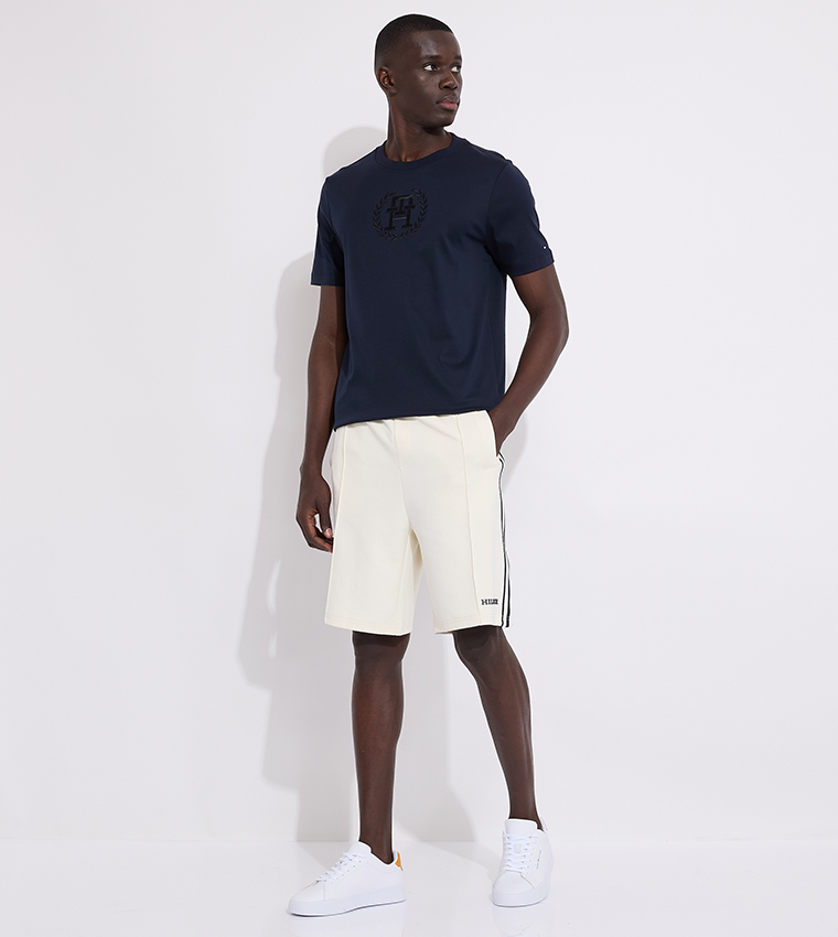 Monogram Embroidered Short Sleeves T-Shirt
