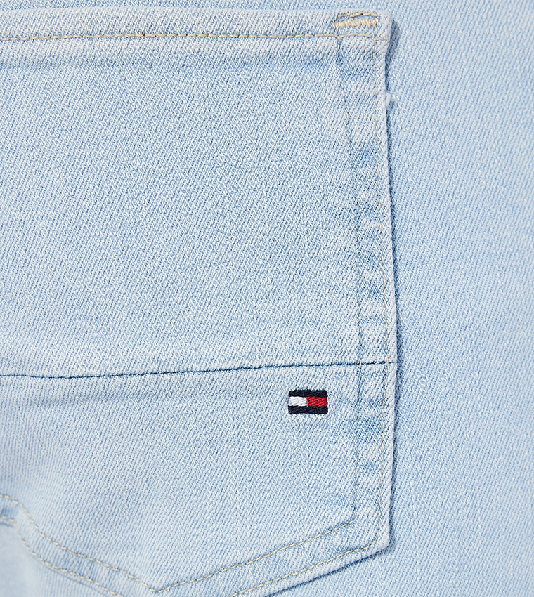 Washed Mid Rise Slim Fit Jeans