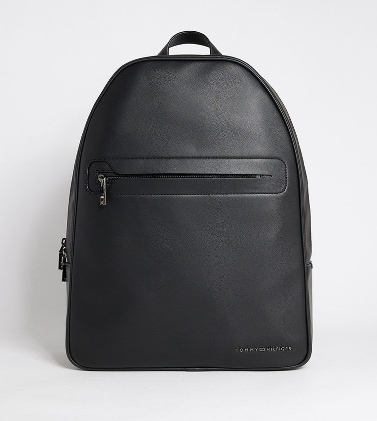Logo Detail Zip Around Backpack