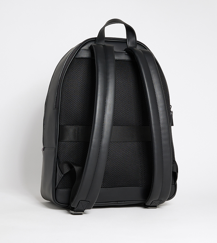 Logo Detail Zip Around Backpack