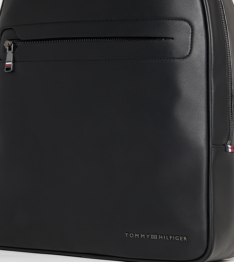 Logo Detail Zip Around Backpack