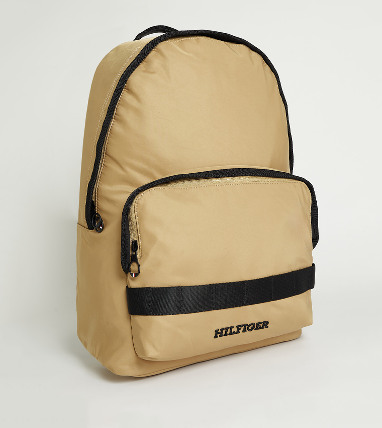 Monogram Embroidered Backpack