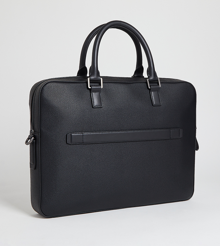 Monogram Detail Laptop Bag