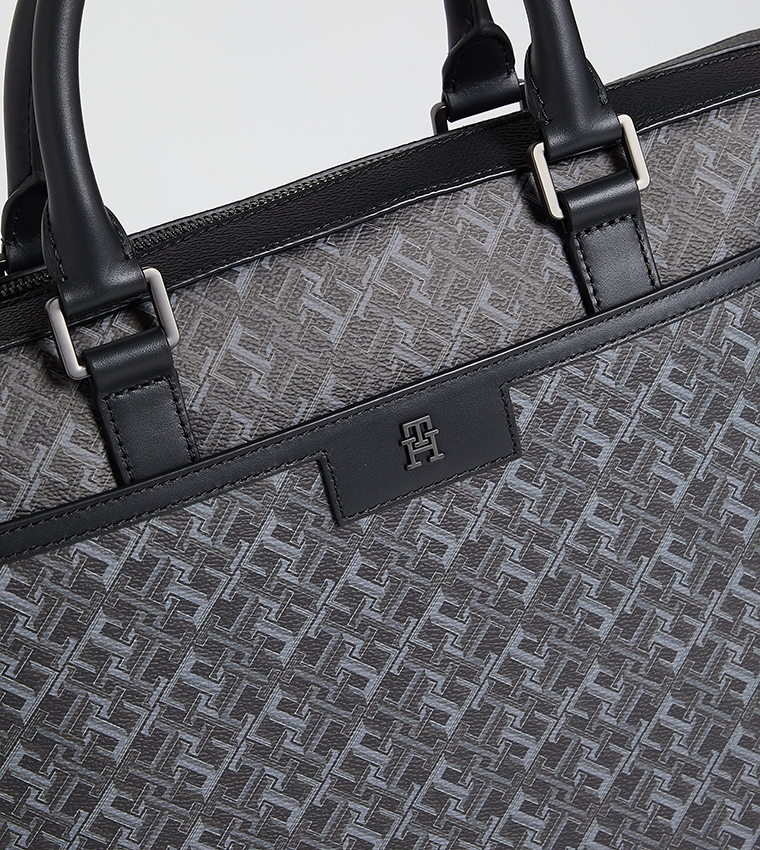 Monogram Detail Laptop Bag