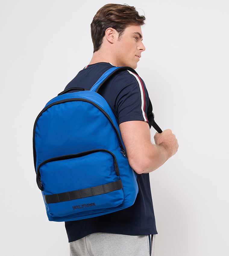 Monogram Embroidered Backpack