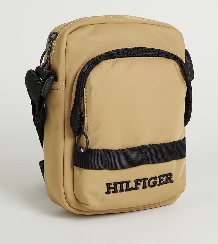 Monogram Embroidered Reporter Bag