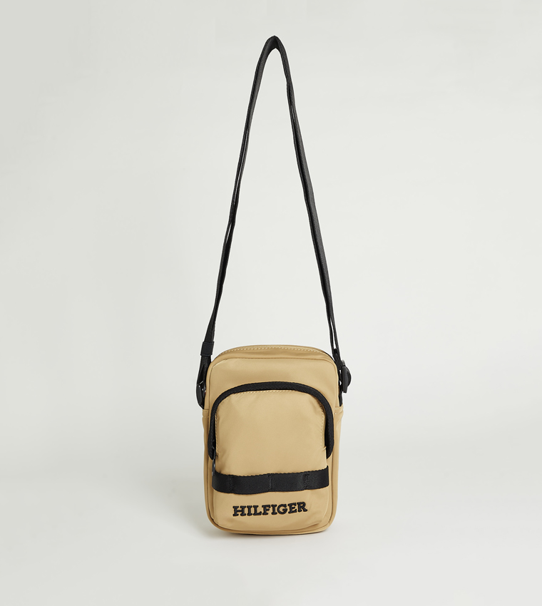 Monogram Embroidered Reporter Bag