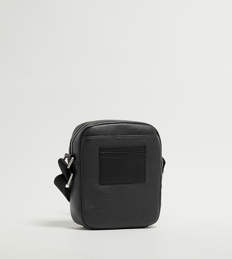 Textured Reporter Bag