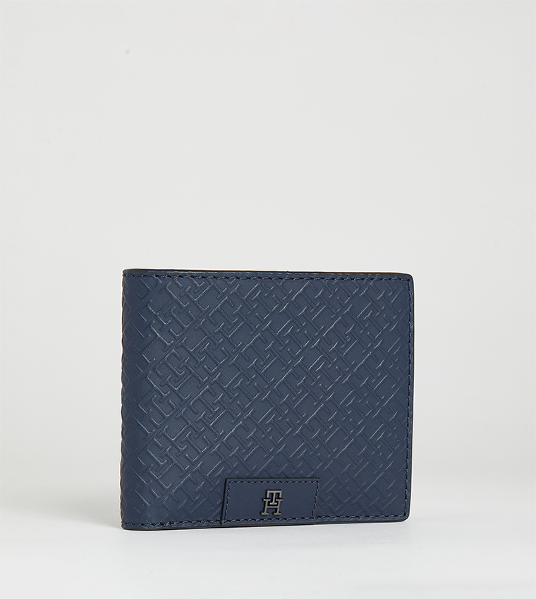Monogram Detail Bi-Fold Wallet
