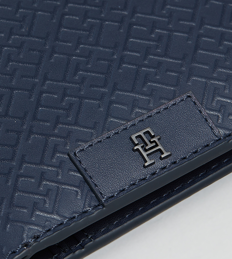 Monogram Detail Bi-Fold Wallet