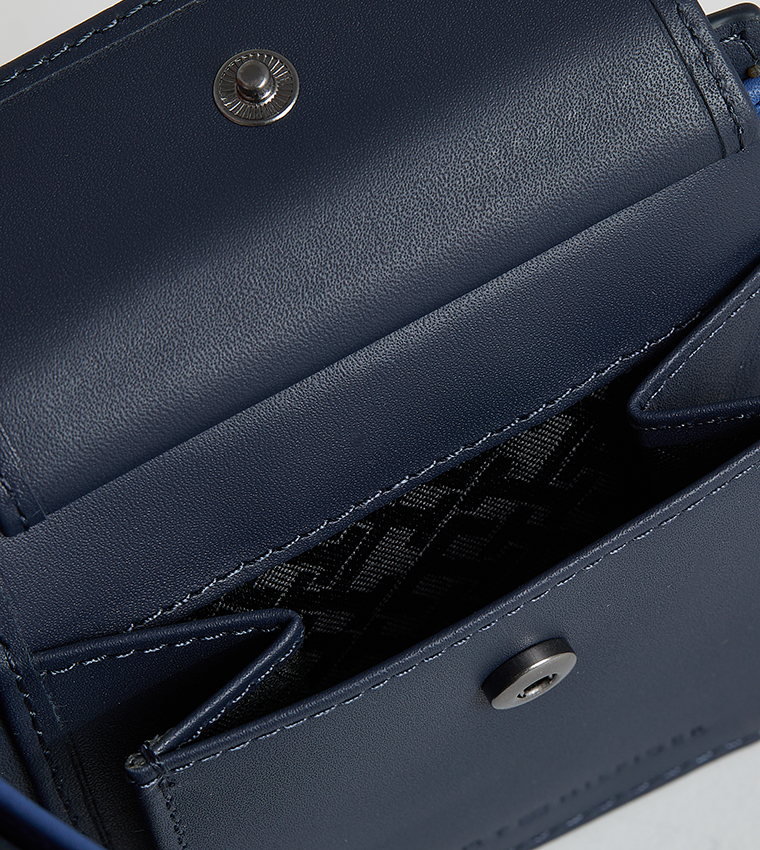 Monogram Detail Bi-Fold Wallet