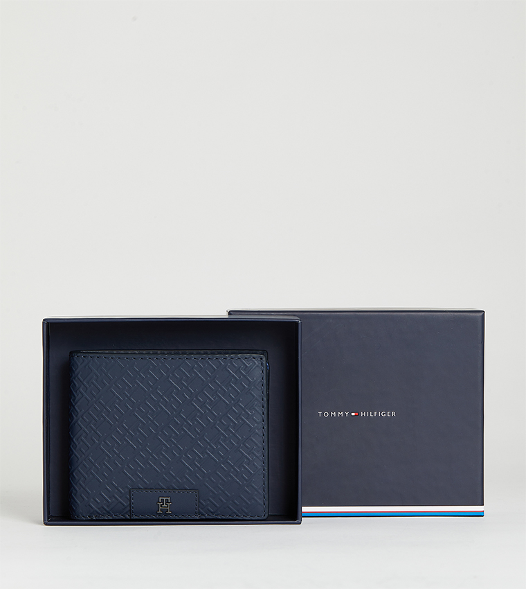Monogram Detail Bi-Fold Wallet