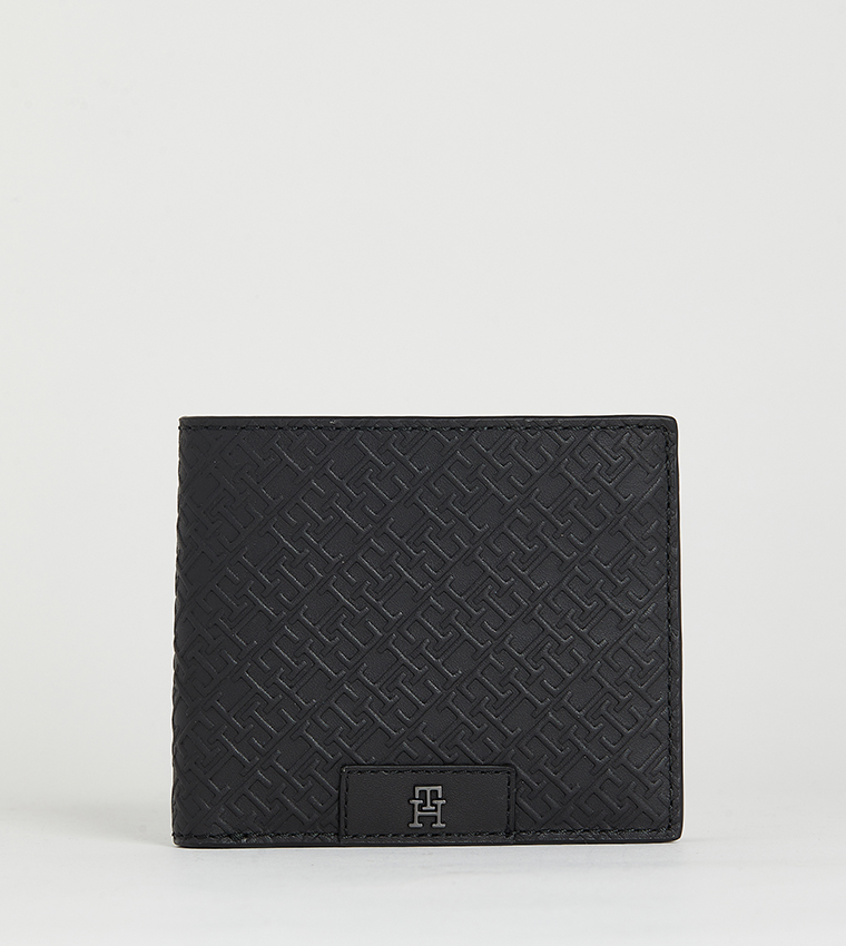 Monogram Detail Bi-Fold Wallet