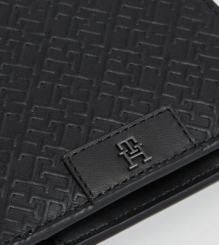 Monogram Detail Bi-Fold Wallet