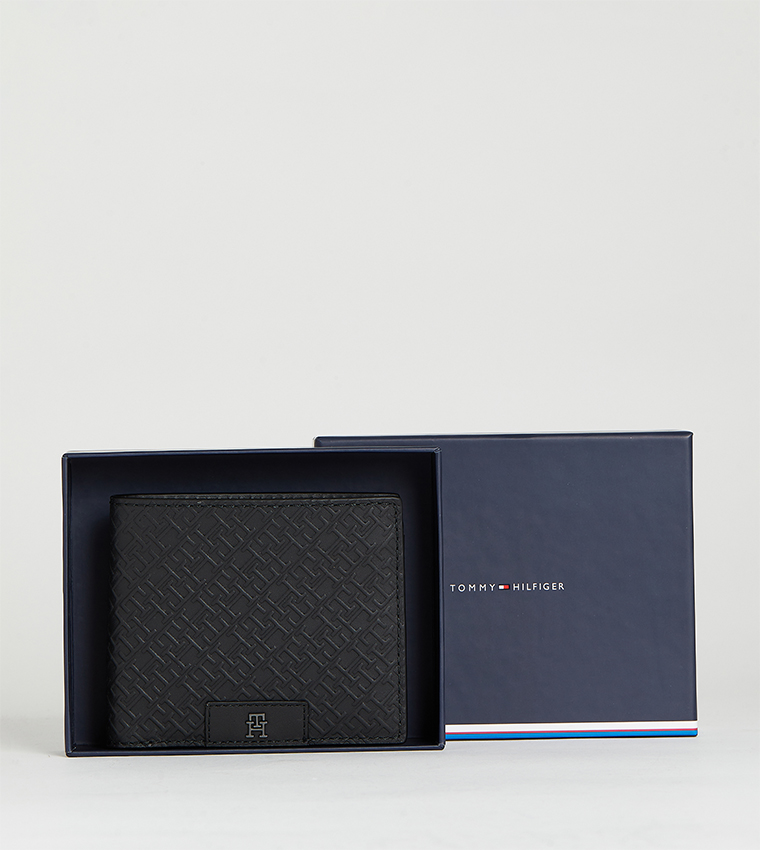 Monogram Detail Bi-Fold Wallet