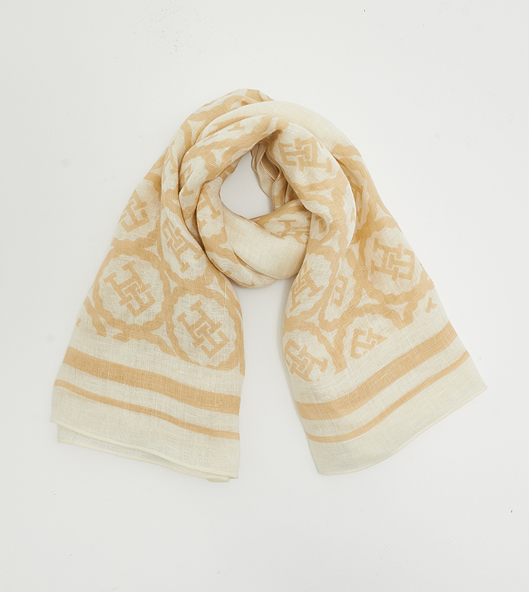 Monogram Printed Scarf