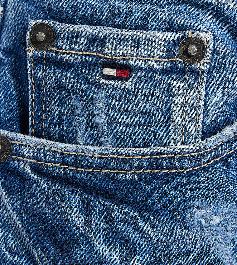 Archive Ripped Straight Fit Jeans
