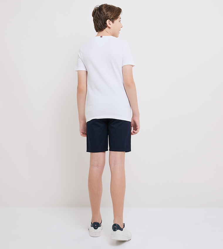 Monotype Embroidered Crew Neck T-Shirt