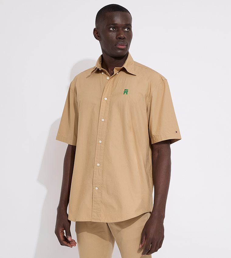 BLEECKER Monogram Embroidered Shirt