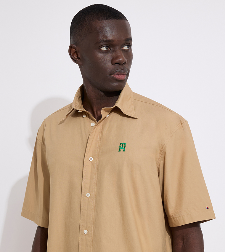 BLEECKER Monogram Embroidered Shirt