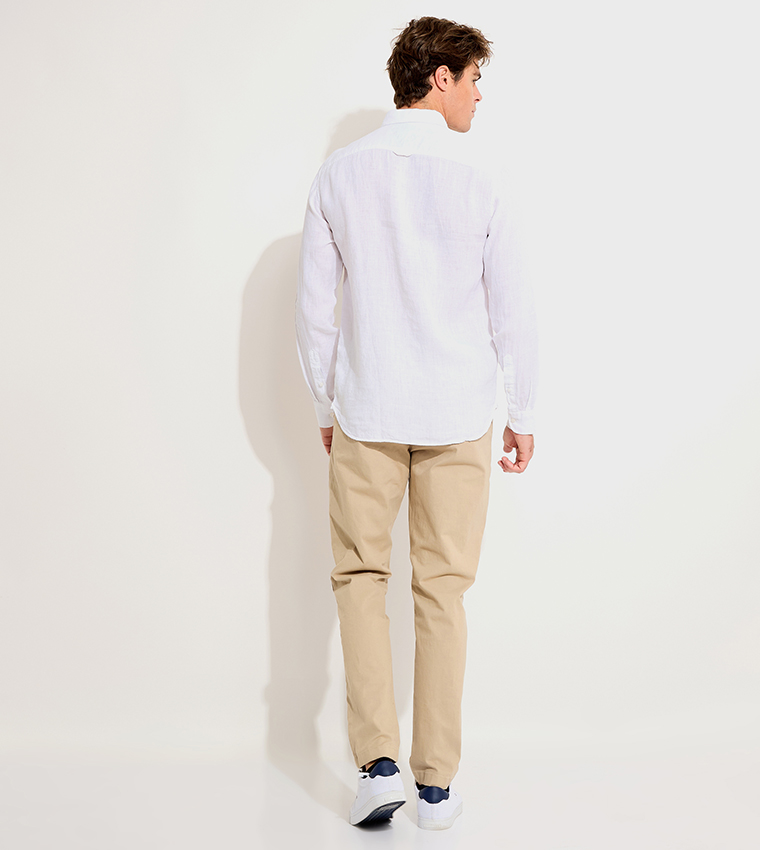 Logo Detail Long Sleeves Shirt