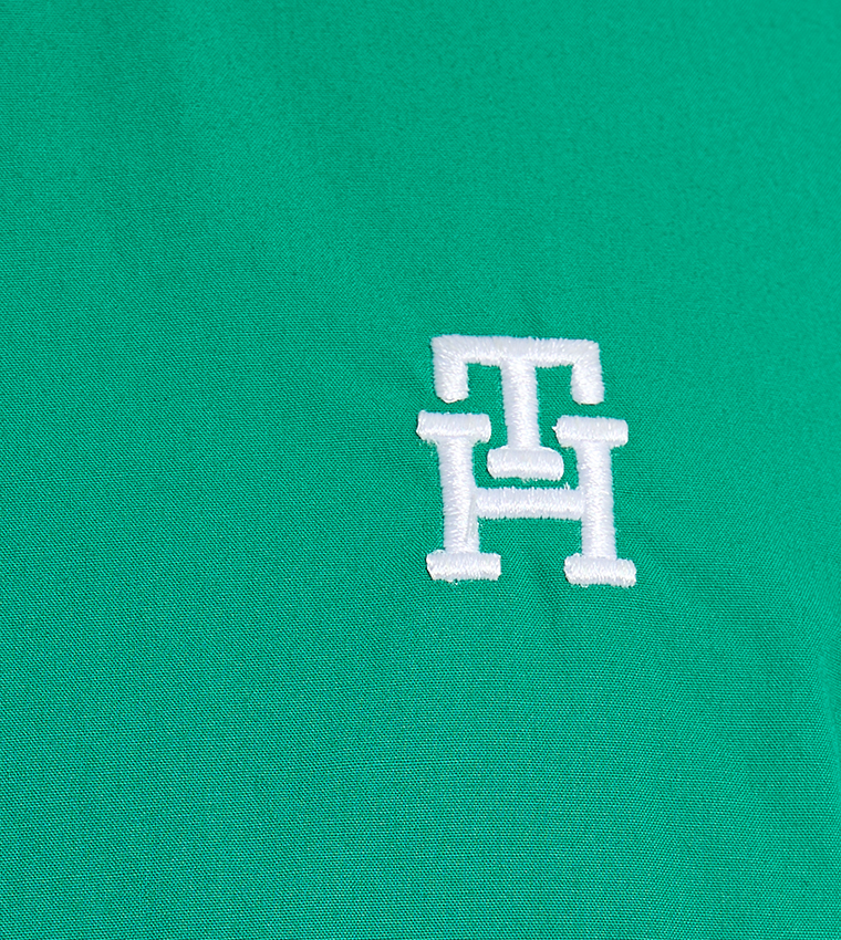 Monogram Embroidered Short Sleeves Shirt