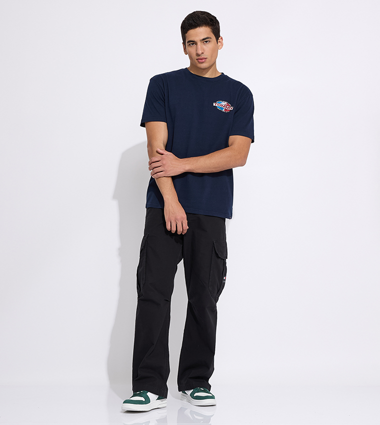 Back Printed Short Sleeves T-Shirt