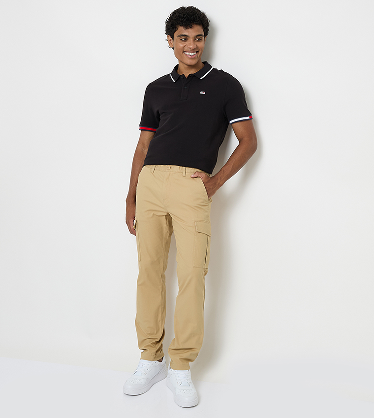 Austin Logo Badge Detail Cargo Pants