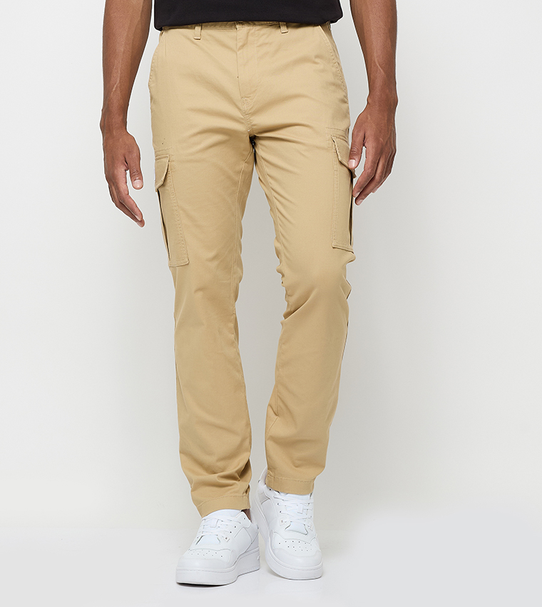 Austin Logo Badge Detail Cargo Pants