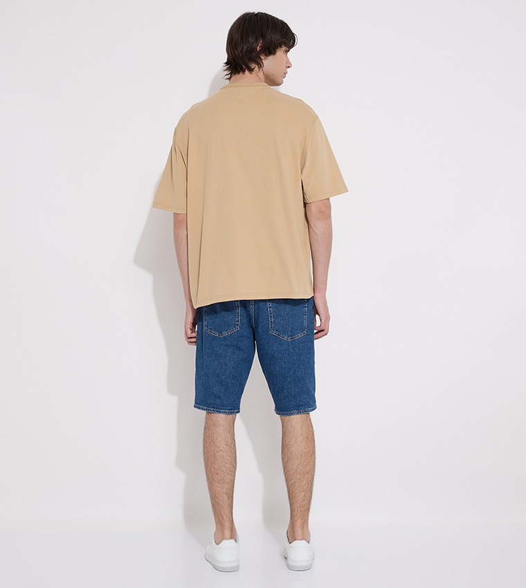 Logo Embroidered Oversized T-Shirt