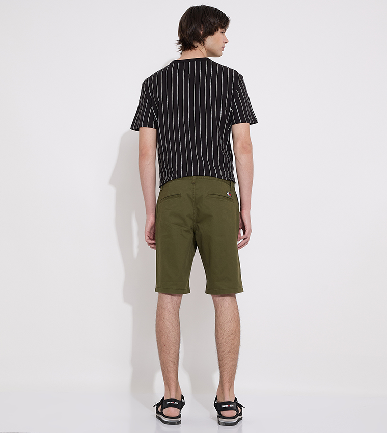 Solid Chino Shorts