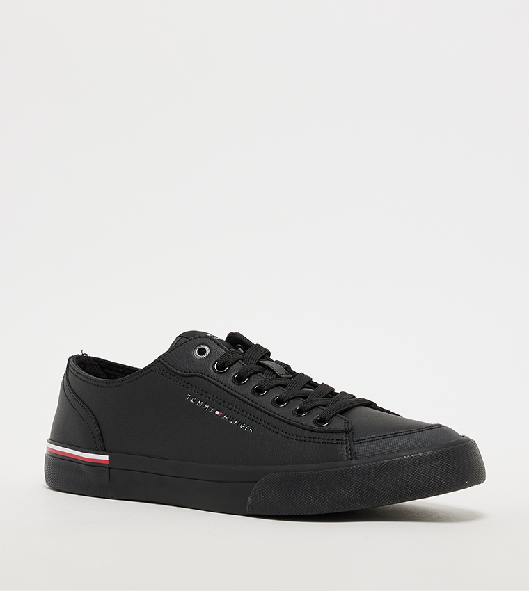 Corporate Vulcanized Leather Sneakers