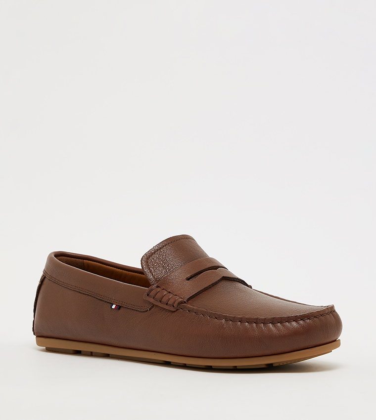 Round Toe Slip-On Loafers