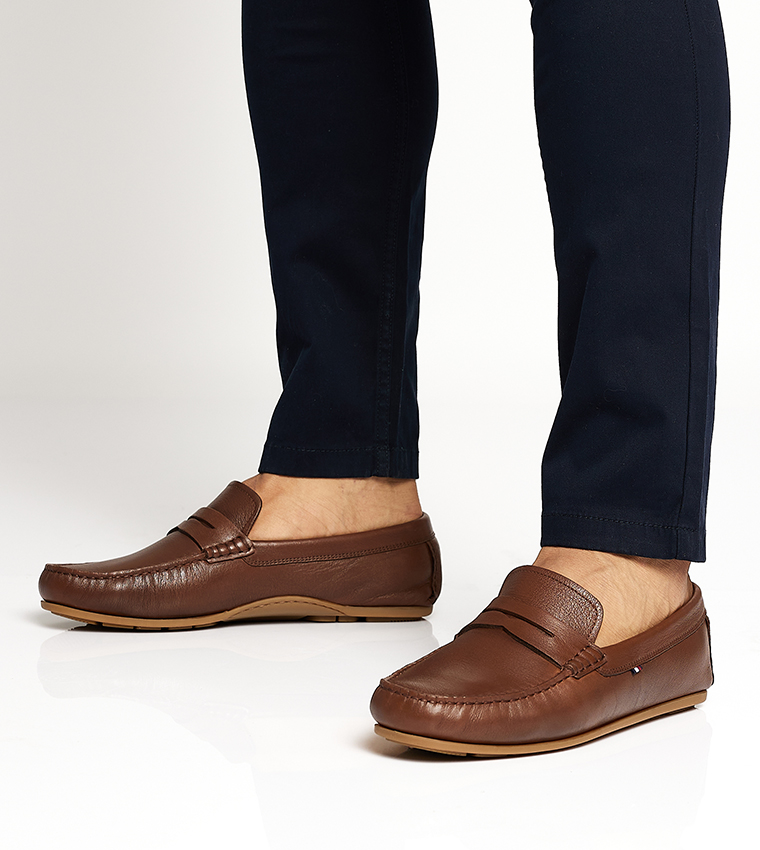 Round Toe Slip-On Loafers
