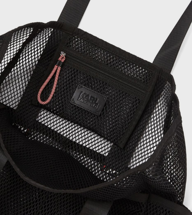 Monotype Mesh Beach Tote Bag