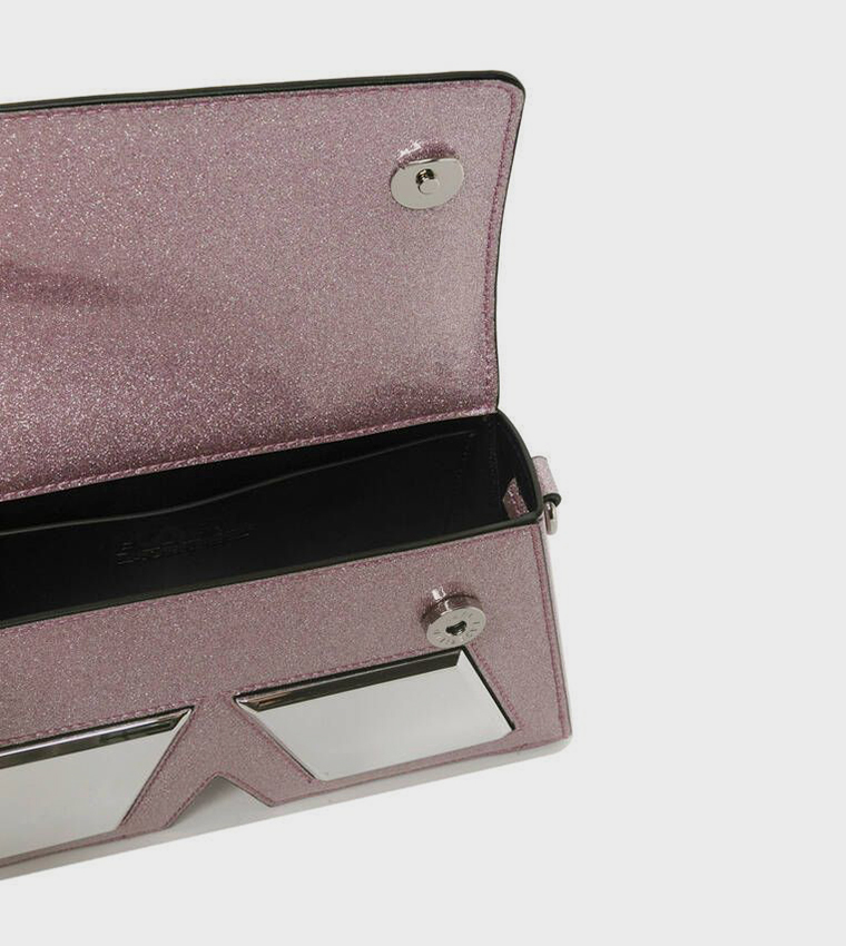Color Block Top Handle Bag