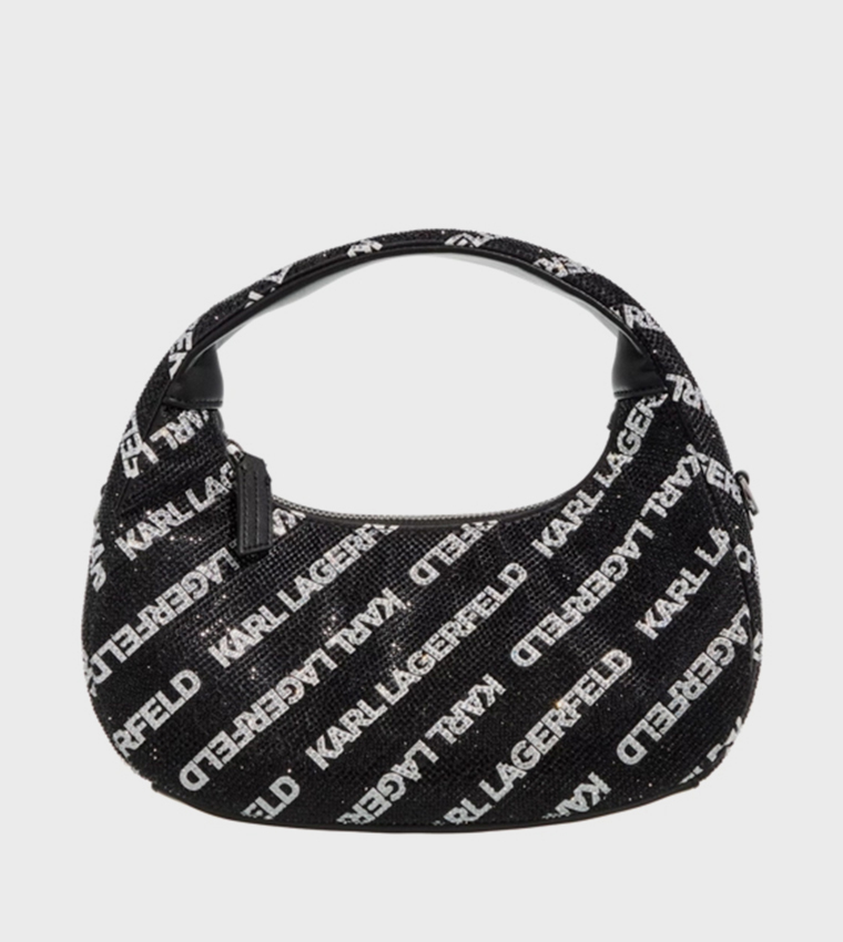 EVENING KUSHION Embellished Hobo Bag