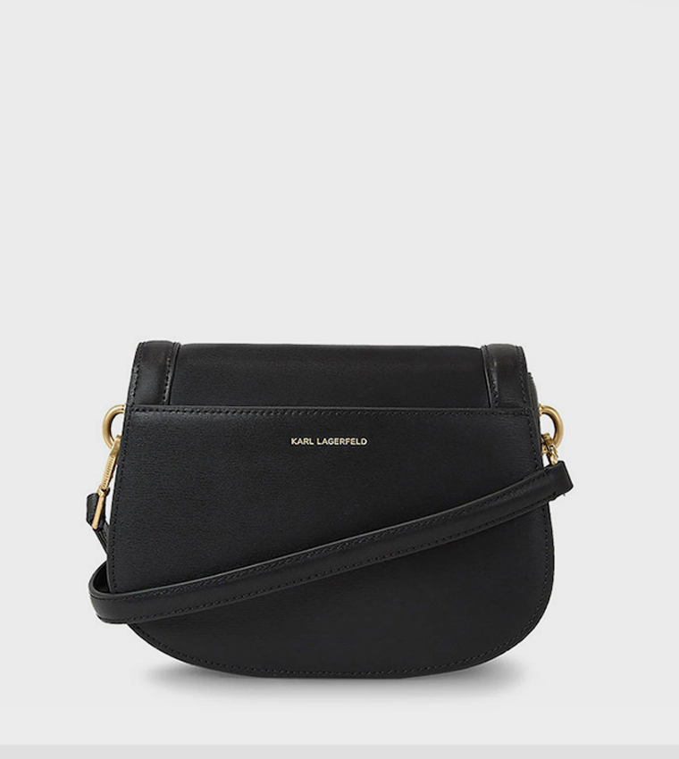 Textured Leather Crossbody Bag