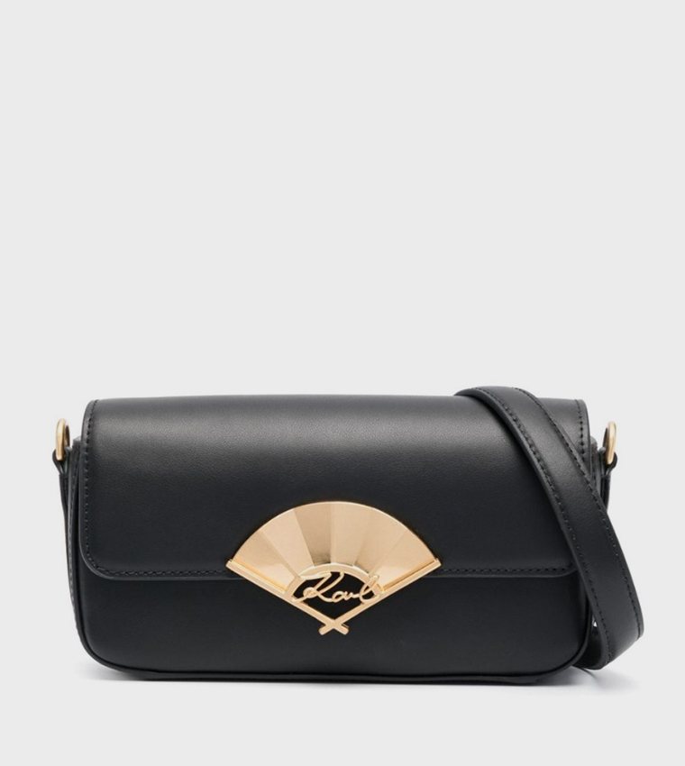 SIGNATURE Fan Flap Crossbody Bag