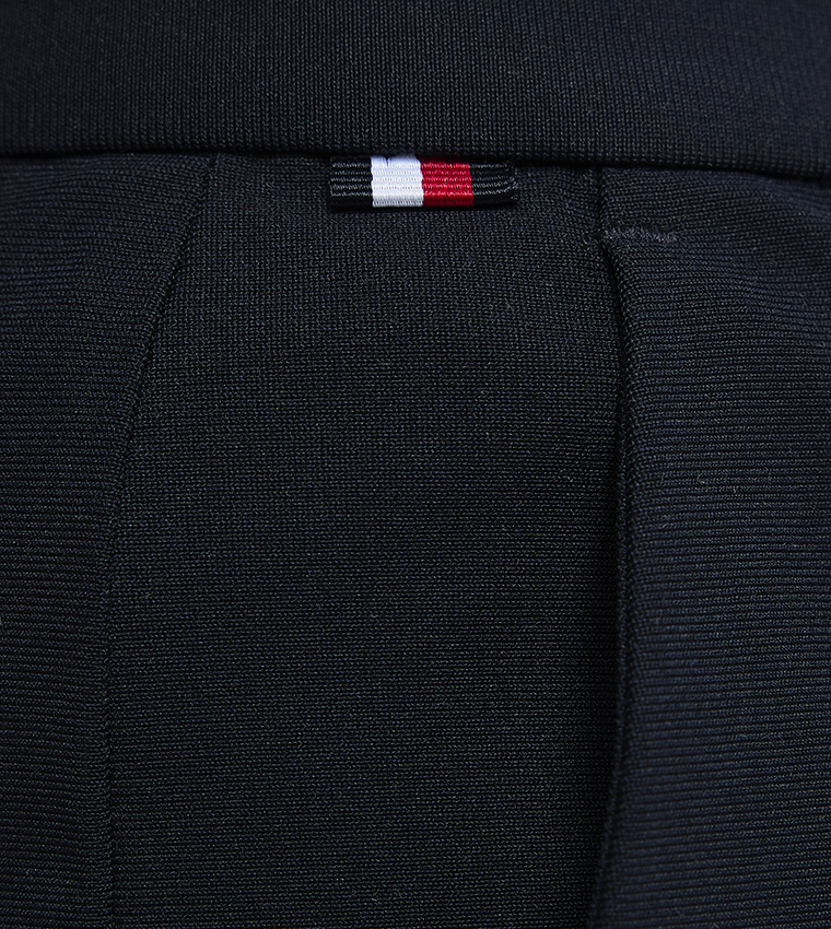 DENTON Knitted Button Closure Chinos