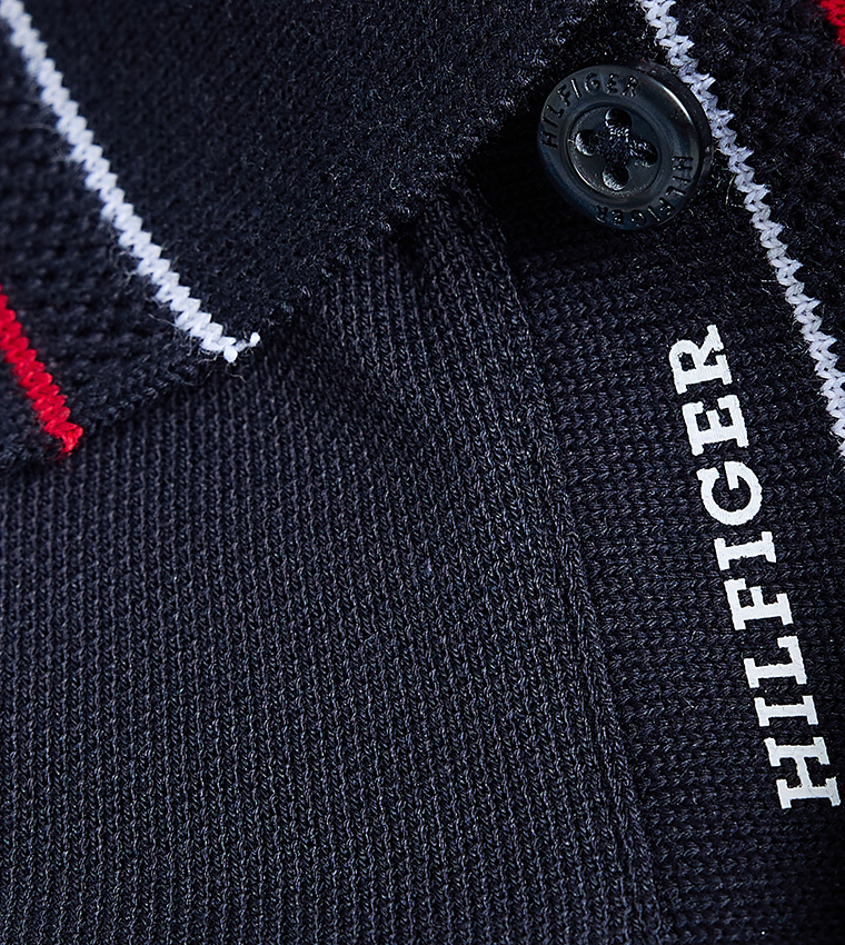 Placket Interest Polo T-Shirt