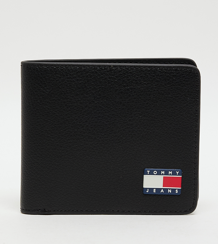 Logo Detail Suede Duff Wallet