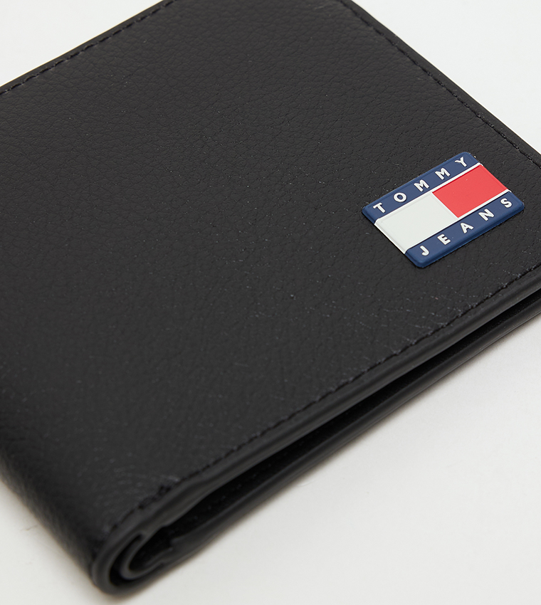 Logo Detail Suede Duff Wallet